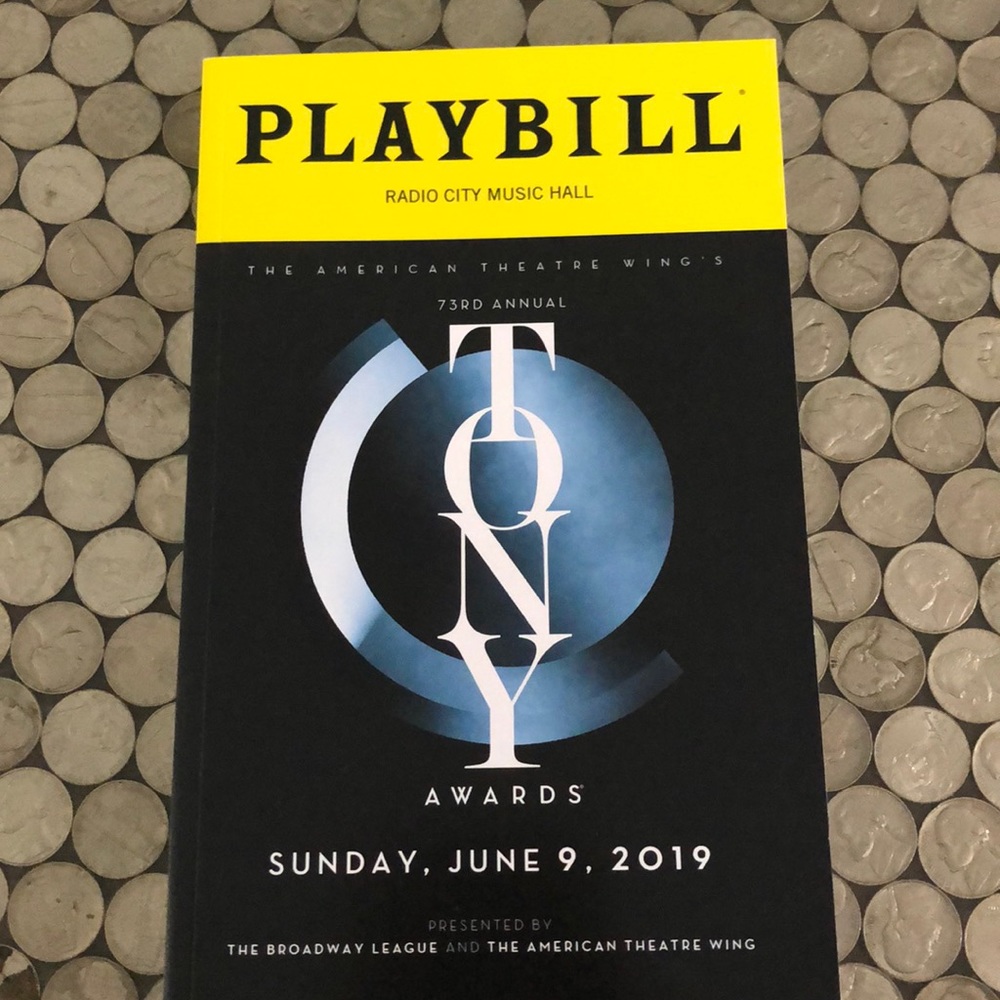 2019 Tony Awards Playbill (73rd)